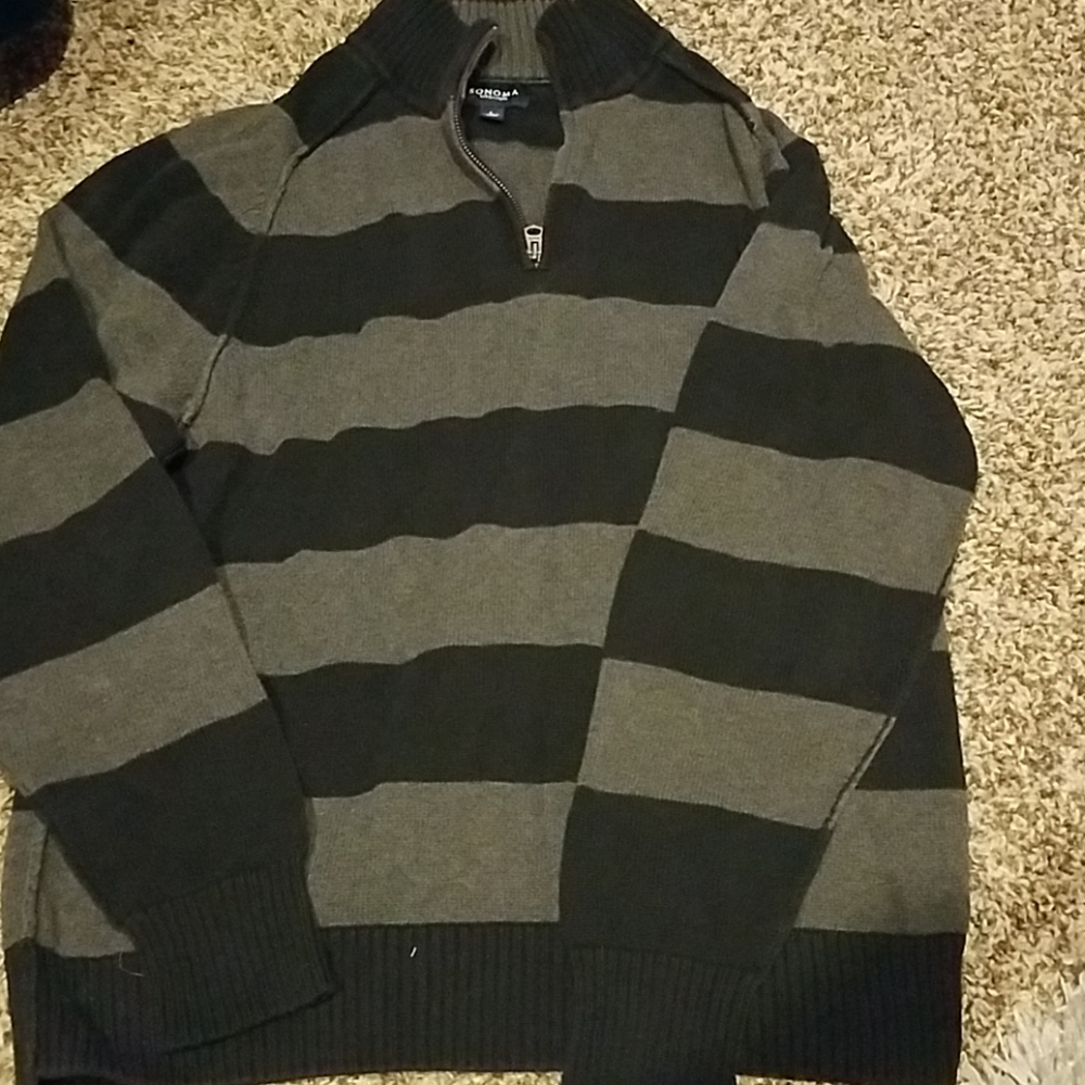 Sonoma long sleeve sweater half zipper